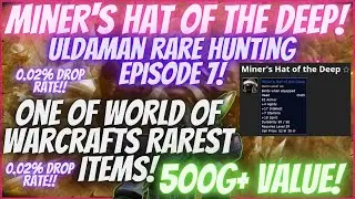 Classic WoW | MINER'S HAT OF THE DEEP DROP 0.02% DROP RATE! | One of World of Warcrafts RAREST ITEMS