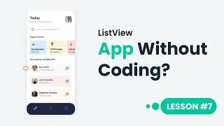 ✅ #7 How to make app without coding || About List View