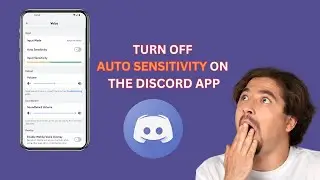 How to turn off Auto Sensitivity on the Discord App- Full Guide
