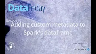 Adding custom metadata to Spark's dataframe - DataFriday 1x16