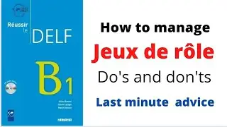 Jeux de Role #DelfB1 #delfb1 Delf B1