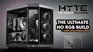 Air Cooled HYTE Y70 Touch?! | All Black, No RGB Gaming PC Build | Noctua NH-D15 Chromax | RTX 4070Ti