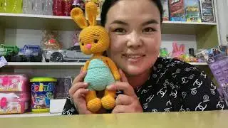 Готовая новая игрушка. Зайка 🐰 #амигуруми