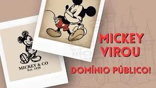 Personagem Mickey Virou domínio público #mickey #disney #1928 #waltereliasdisney #steamboatwillie