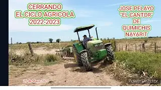 CERRANDO EL CICLO AGRÍCOLA 2022-2023 CON LA ÚLTIMA RASTREADA