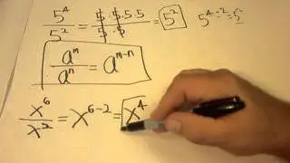 How to Work with Exponents and the Quotient Rule
