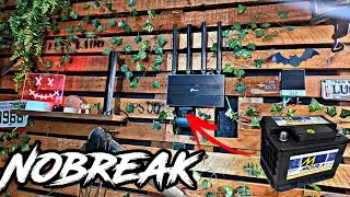 Nobreak caseiro pra alimentar Modem e Roteador em falta de energia - Sem Net nunca mais !