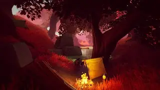 PBR Stylized Handpainted Environment : Magic Campsite Day for Unreal
