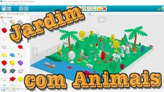 Lego Digital Designer - Jardim com Animais