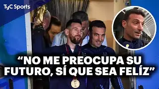 SCALONI HABLÓ SOBRE EL FUTURO DE MESSI, LA OPORTUNIDAD PARA GARNACHO, LA SELECCIÓN ARGENTINA Y MÁS 🔥