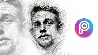 PicsArt SCRIBBLE ART Design | Mobile Editing | PicsArt Tutorial Video by Thomas Tutotial PH