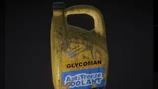 Antifreeze (Old) Junk Item -  Wasteland Post Apocalyptic Survival Game Item, Unity 3d