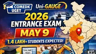 COMEDK UGET / Uni-GAUGE 2026 Exam on May 9 | 1.4 Lakh+ Students Expected