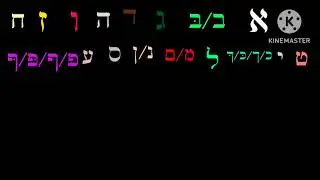 Artistic Hebrew Abjad improved
