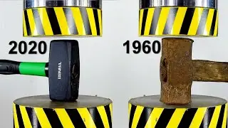 HYDRAULIC PRESS VS MODERN AND OLD ITEMS