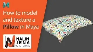 Maya Modeling Tutorials - How to model and texture a Pillow