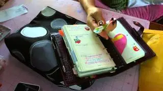 filoFAX personal, plum, Osterly set up and accessories