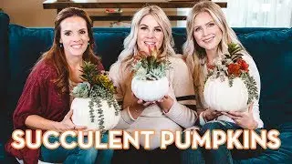 How to Make a Succulent Pumpkin! [Crafting with Carlie]