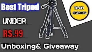 Best Budget Tripod under Rs 100 Unboxing&Giveaway in hindi Tech Inspire