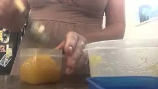 Baby food  defrost frozen homemade food