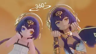 【360 ° VR】Genshin Candace cute is by my side!