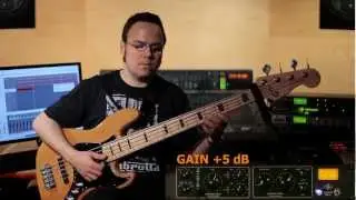 Universal Audio LA-610 MKII on Bass