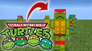 Teenage Mutant Ninja Turtles (TMNT) addon/Mod for MCPE/MCBE 1.19