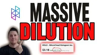 MASSIVE Dilution Occurring w Hologram ⚠️ HOLO Reverse Split Q1 2025 │ HONEST View on HOLO Stoc