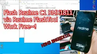 Tutorial Flash Realme C1 RMX1811 via PC Work