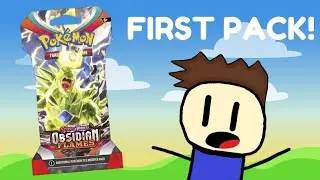 Opening my FIRST Pokémon Blister Pack! (Obsidian Flames)