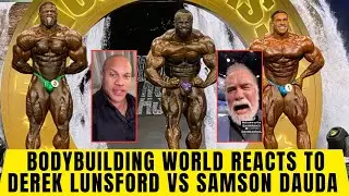 Bodybuilding world reacts to Derek Lunsford vs Samson Dauda after Arnold Classic 2025 Prejudging
