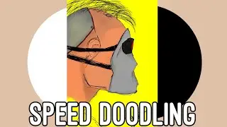 Speed painting - doodling (Human cyborg) 2018
