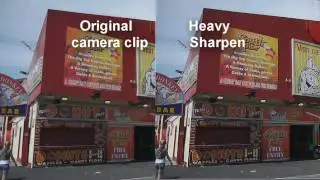 Sharpening Video Clips