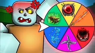 RANDOM WHEEL Decides my MOVESET for 24 HOURS in The Strongest Battlegrounds