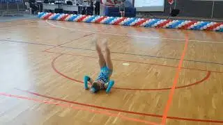 Открытое первенство и Чемпионат Красноярского края по спортивной аэробике Финал Мартынова Кира