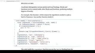 Eloquent JavaScript Read-Along - Functions - 002 - Bindings and Scopes