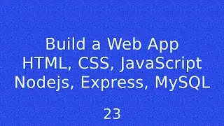fff3-23 Finishing the Configuration of MySQL after Debugging – Beginner Express Tutorial
