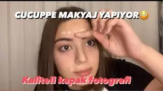 CUCUPPE MAKYAJ YAPIYOR (cok garip)