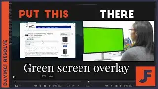 The right way to overlay green screen - Davinci Resolve and Fusion - Wrong Way Right Way Ep1