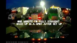 truck straight backing #trucking #truckdriving #youtube