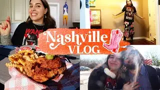 NASHVILLE VLOG✨💕👢 Hattie B's, The Factory at Franklin, Art Supply Shopping, Vintage Outfit