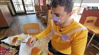 MIZKIF tries the Krabby Patty and loses all his will to live
