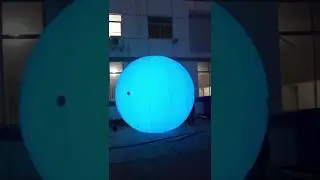 Large Lighting Inflatable Ball Giant Balloon With Color Changing LED Light