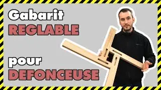[#DIY 16] GUIDE DE DÉFONCEUSE / GABARIT DE FRAISAGE RÉGLABLE / FESTOOL MFS400 HOMEMADE