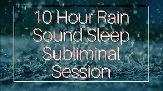 Say No To Junk Food Addiction - (10 Hour) Rain Sound - Sleep Subliminal - By Minds in Unison