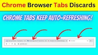 How to fix chrome tabs keep refreshing
