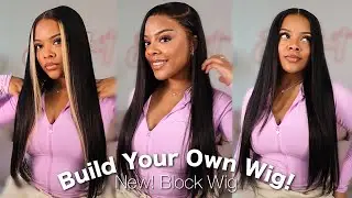 BUILD YOUR OWN WIG!😱 | NEW BLOCK WIG Frontal + Closure in ONE!! Ft. ISEE HAIR 🤍
