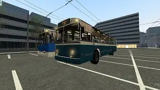 Вечерний рейс на троллейбусе ЗиУ 682Б|Gmod Trolleybus FS#2|Golden city