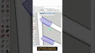Extrusion tools in SketchUp  | SketchUp Tips and tricks #shorts #ytshorts #sketchups #sketchup2024