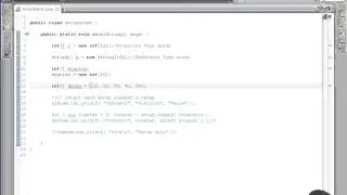 Advanced Java tutorial - Arrays